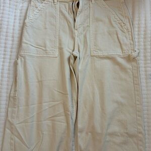 American Eagle Outfitters Women’s Cream Pants